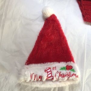 Baby first Christmas hat